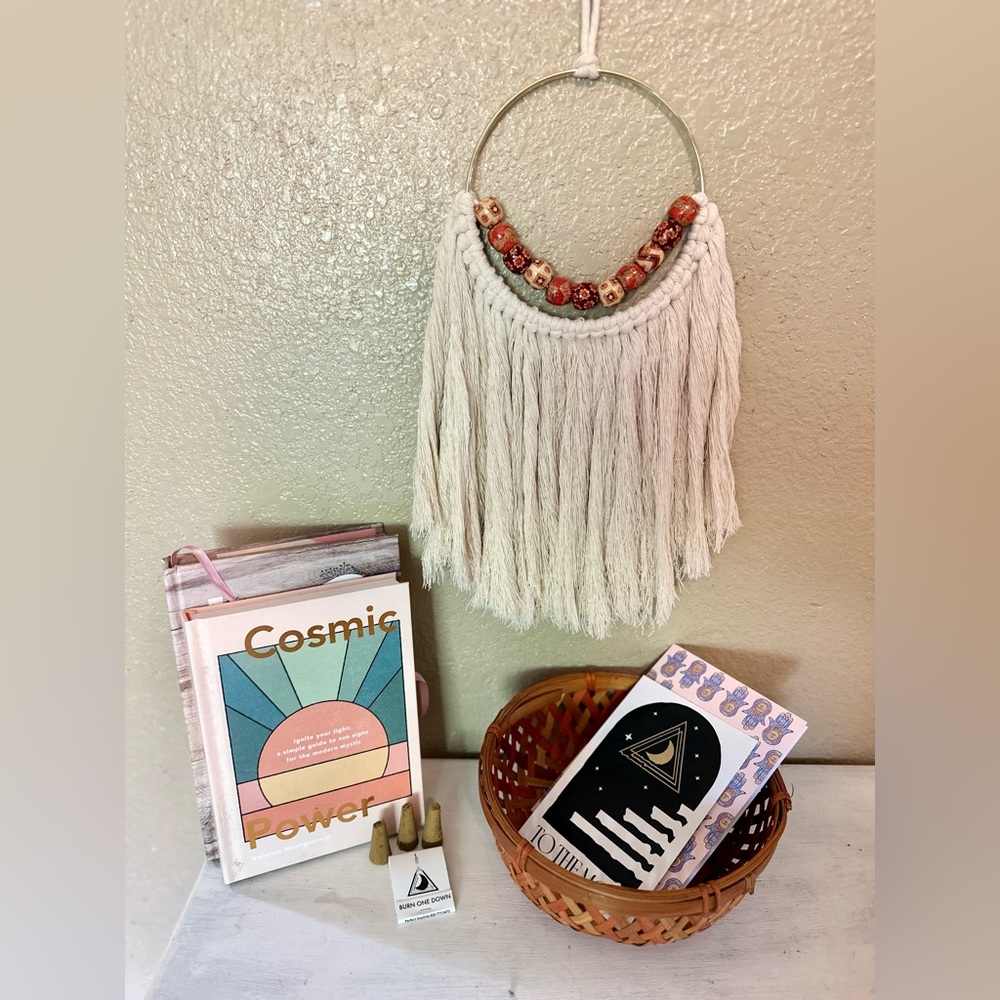 Handmade Beaded Wall Hanging